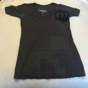 Affliction shirt women's medium.