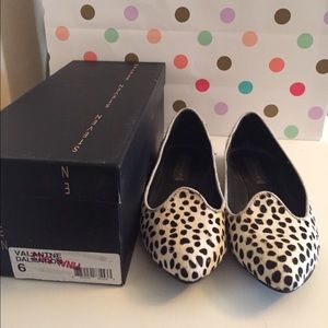 Steve Madden Dalmation Calf Hair Flats Size 6