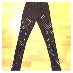 Fabulous Black Studded Leggings!!