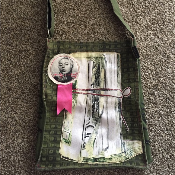Andy Warhol cross body messenger bag