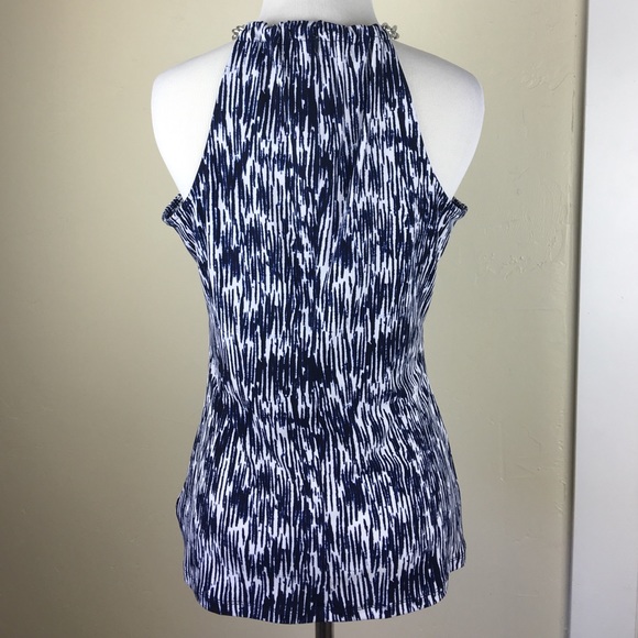 LAST CHANCE ❤️Michael Kors blue & white halter top - Picture 4 of 4