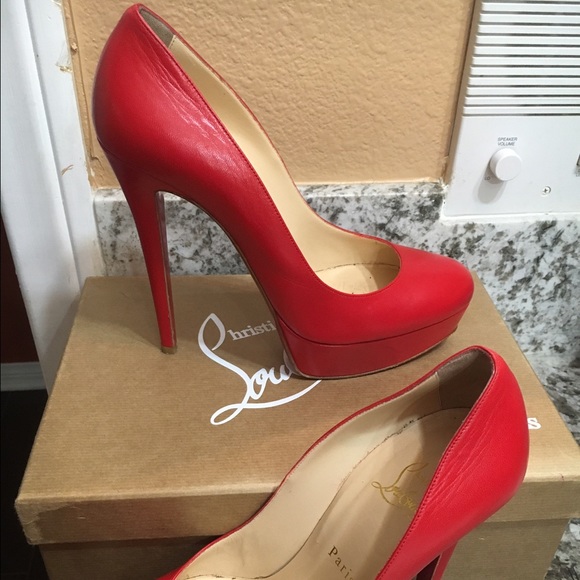 Christian louboutin red pumps Sz 39