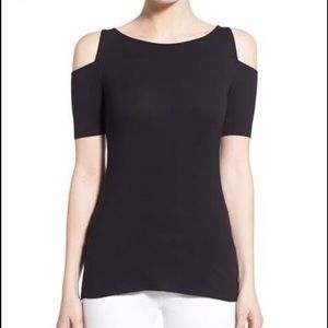Bailey 44 cut out top in black size small
