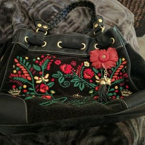 Stunning Vintage Embroidered Juicy Couture Bag