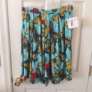 Beautiful Lularoe Madison butterfly skirt-