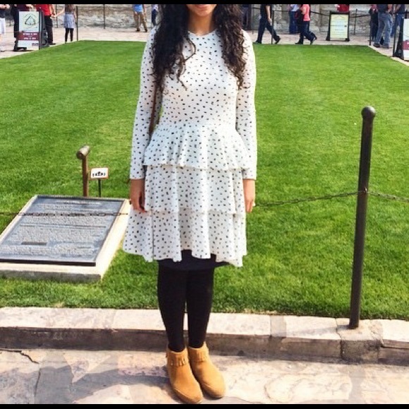 Mint & Black Ruffle Dress