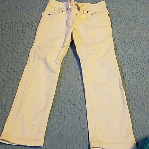 Girl's Ralph Lauren white jeans size 7