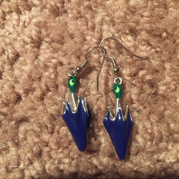 Mary Poppins Umbrella Earrings