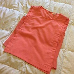 ❌SOLD❌ Coral Box Sleeveless Top