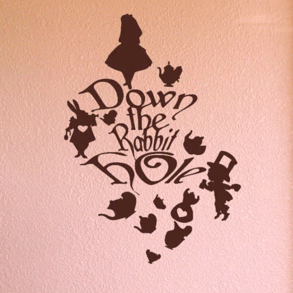 Alice in wonderland Mural Custom made. 🇺🇸On Sale