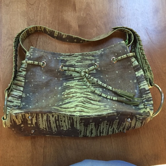 Alligator faux print sondra Roberts purse - Picture 1 of 4