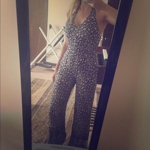 American Eagle Halter Jumpsuit With Pockets