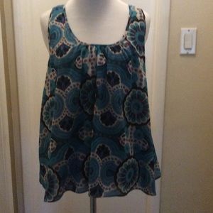 Beautiful Anthropologie Tank with back detail!