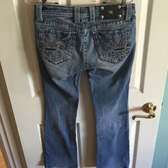Miss me fleur-de-lis jeans - Picture 1 of 4