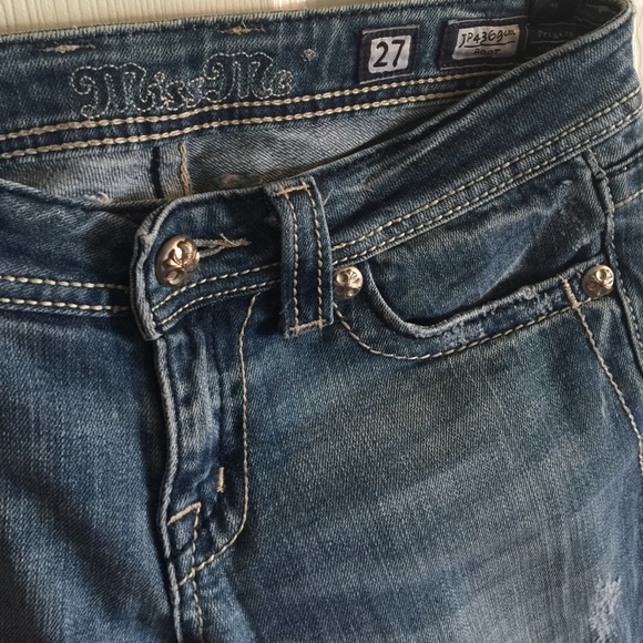 Miss me fleur-de-lis jeans - Picture 3 of 4