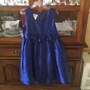 Bonnie Jean size 14 blue dress