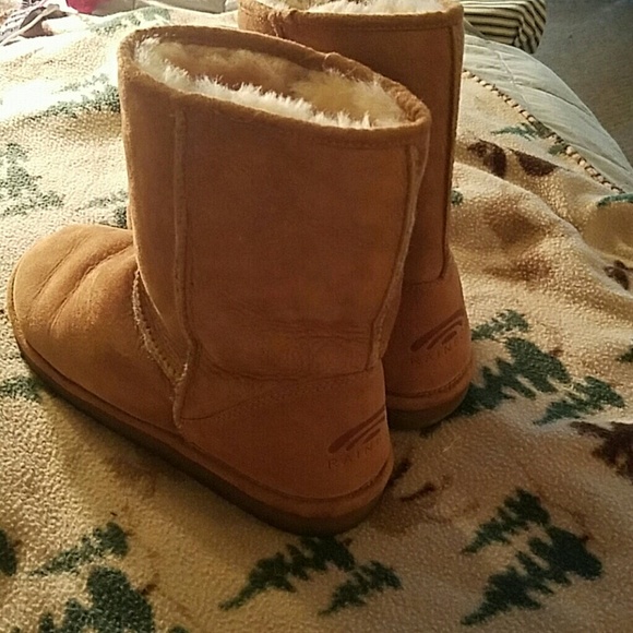 Tan Rainbow Fur Boots