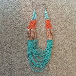Multicolor beaded necklace