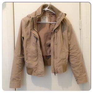 Camel bomber jacket