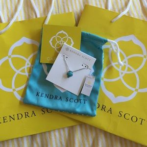 KENDRA SCOTT silver turquoise magnesite necklace