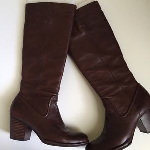 Frye Rory Scrunch boots, brown