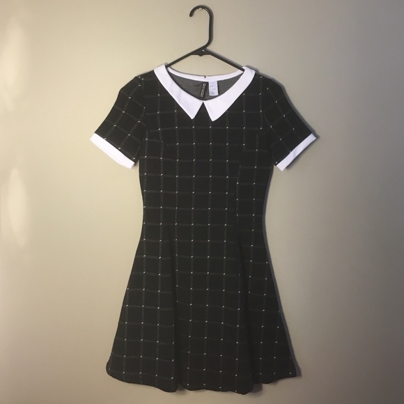 Black and White Divided Dress