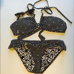 Volcom B&W Halter Bikini