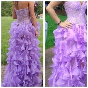 Purple prom dress!