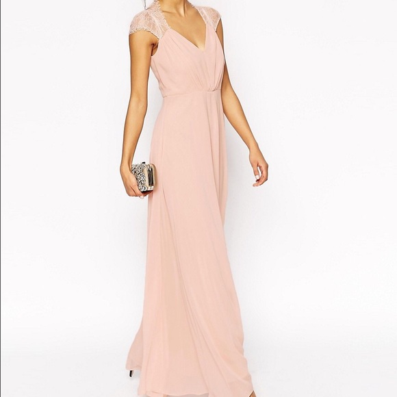 light pink dress asos