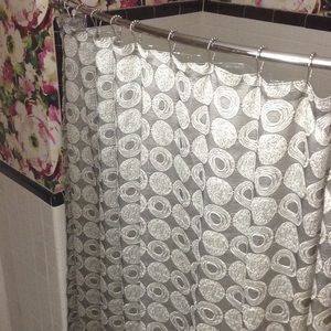 Silver & Grey Shower Curtain