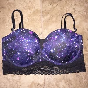 Jeweled Victoria's Secret pink bra