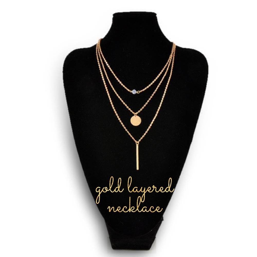 Multi Layered Necklace - Picture 2 of 3