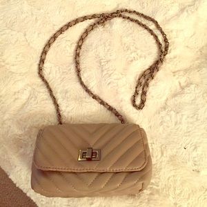 Taupe steve madden cross body purse