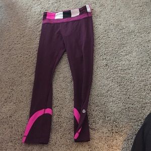 Lululemon capri leggings size 2