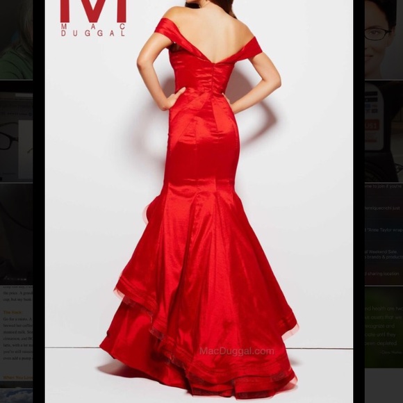 48189 Mac Duggal Gown - Picture 4 of 4