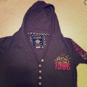 Super Cute PINK thermal hoodie.