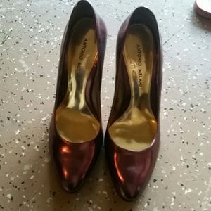 Patent purple Antonio Melani pumps