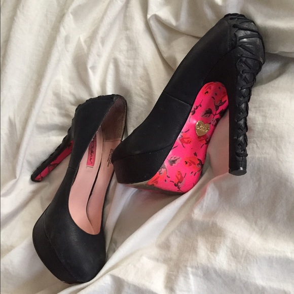 Betsey Johnson Shoes - Betsey Johnson Dita Corset Pumps