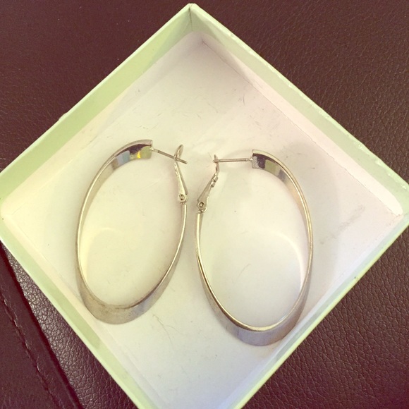 Sterling silver  hoops