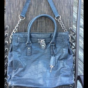 Michael Kors Embossed Leather Hamilton