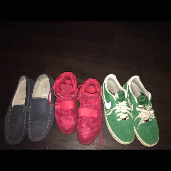 Yeezys forces and aldos