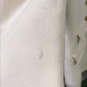 J crew white coat