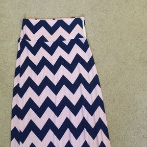 Chevron maxi skirt NWOT