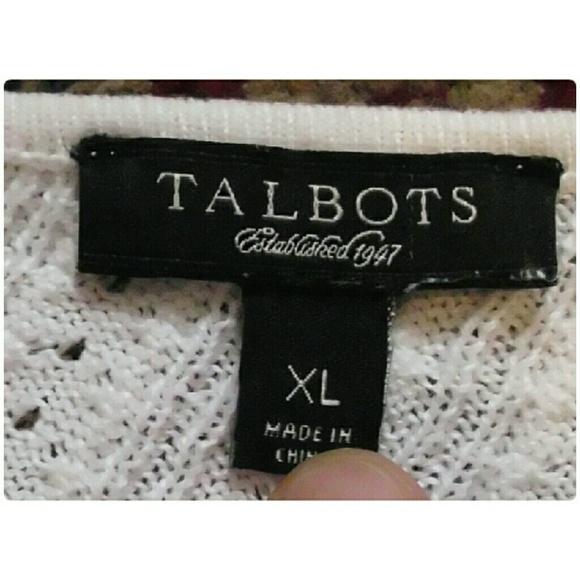 🆑TALBOTS THIN V-NECK SWEATER! - Picture 3 of 3