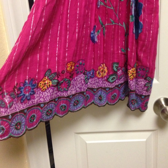 Pink floral summer dress - Picture 2 of 4