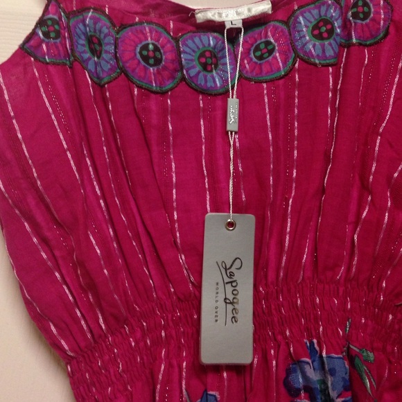 Pink floral summer dress - Picture 4 of 4