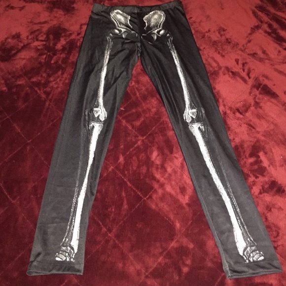 NWOT Skeleton leggings from Freeze - Picture 1 of 4