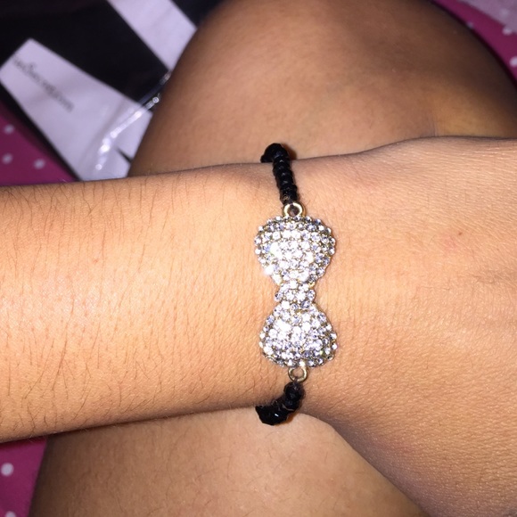 Rhinestone now bracelet