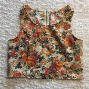 Soprano Floral print crop top - L