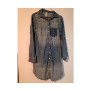 Denim dress size small